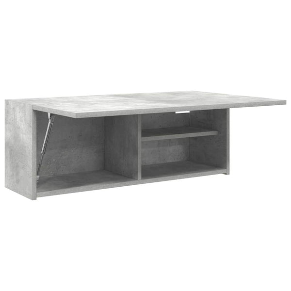 Bad-Wandschrank Betongrau 80x25x30 cm