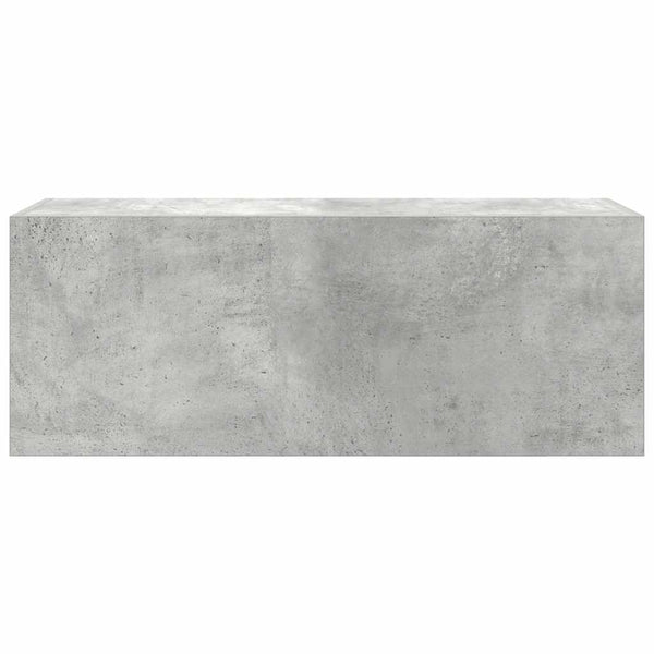 Bad-Wandschrank Betongrau 80x25x30 cm
