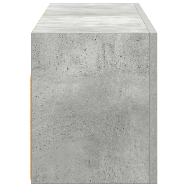 Bad-Wandschrank Betongrau 80x25x30 cm