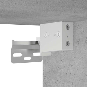 Bad-Wandschrank Betongrau 80x25x30 cm