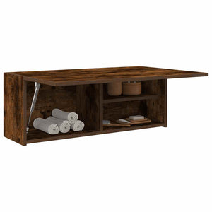 Bad-Wandschrank Räuchereiche 80cm