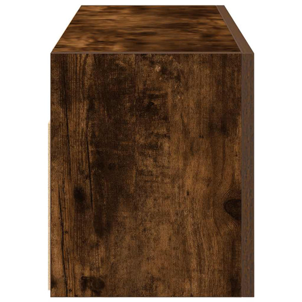 Bad-Wandschrank Räuchereiche 80cm