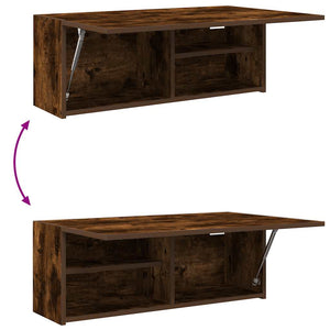 Bad-Wandschrank Räuchereiche 80cm