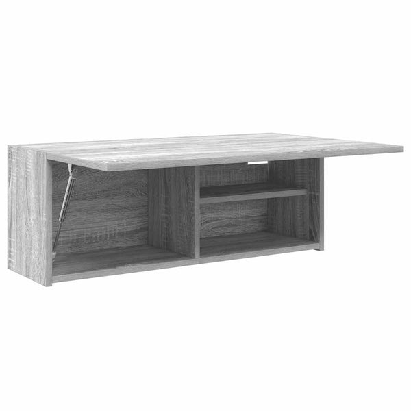 Bad-Wandschrank Grau Sonoma 80x25x30 cm