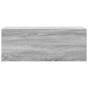 Bad-Wandschrank Grau Sonoma 80x25x30 cm