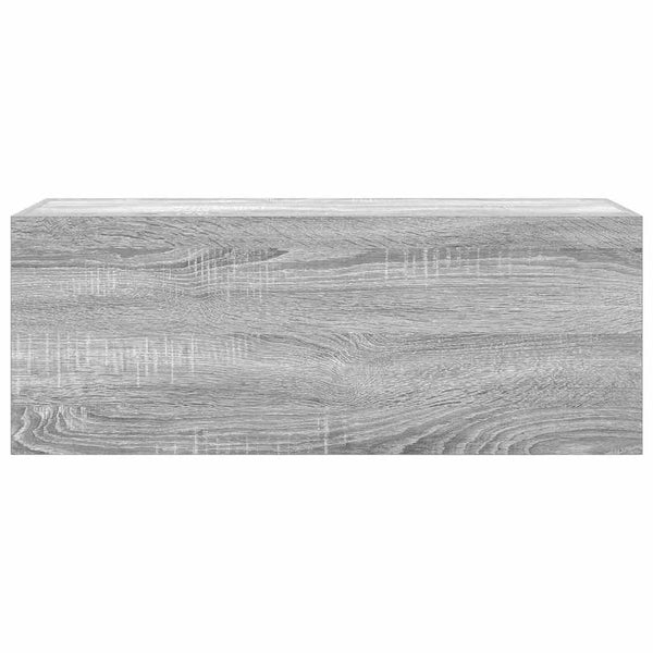 Bad-Wandschrank Grau Sonoma 80x25x30 cm