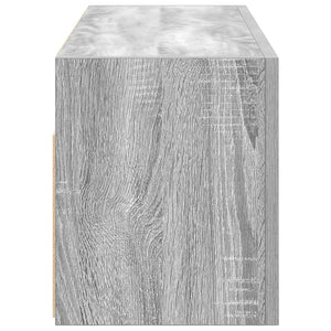 Bad-Wandschrank Grau Sonoma 80x25x30 cm