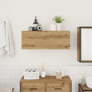 Bad-Wandschrank Artisan-Eiche 80x25x30 cm