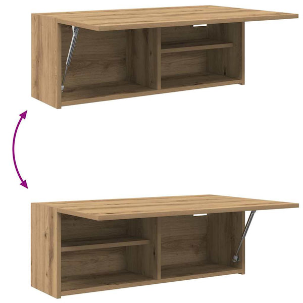 Bad-Wandschrank Artisan-Eiche 80x25x30 cm