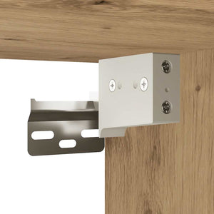 Bad-Wandschrank Artisan-Eiche 80x25x30 cm