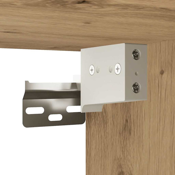Bad-Wandschrank Artisan-Eiche 80x25x30 cm