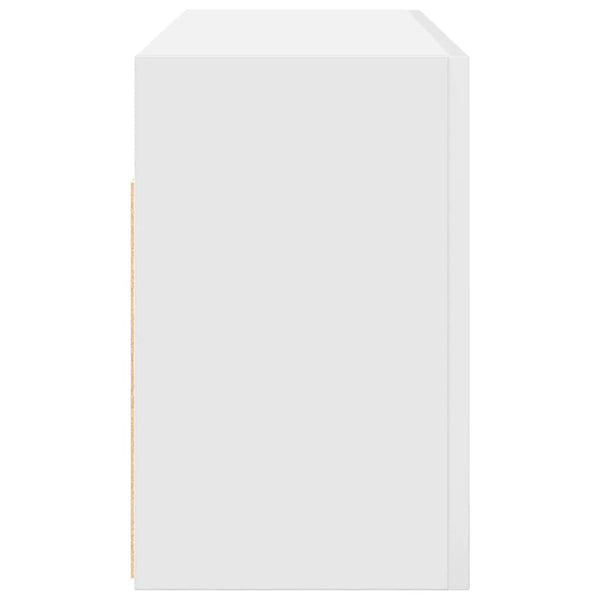 Weißer Bad-Wandschrank 80x40 cm