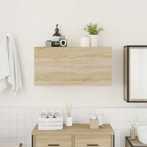 Bad-Wandschrank Sonoma-Eiche 80x40 cm