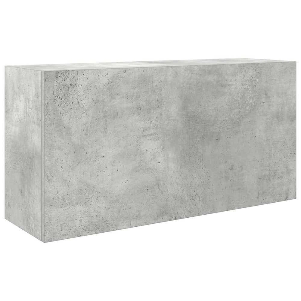 Bad-Wandschrank Betongrau 80x40 cm