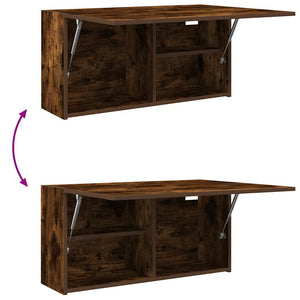 Bad-Wandschrank Räuchereiche 80 cm