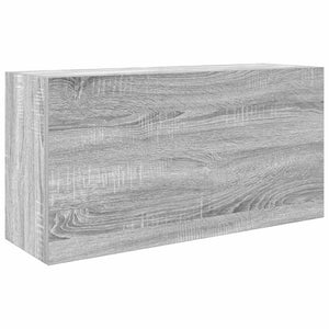 Bad-Wandschrank Grau Sonoma 80x25x40 cm