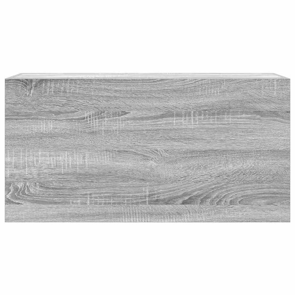 Bad-Wandschrank Grau Sonoma 80x25x40 cm