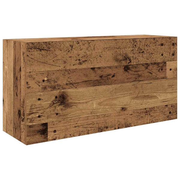 Bad-Wandschrank Altholz-Optik 80x40 cm