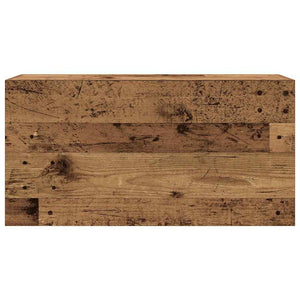 Bad-Wandschrank Altholz-Optik 80x40 cm