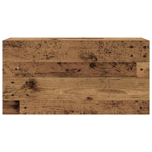 Bad-Wandschrank Altholz-Optik 80x40 cm
