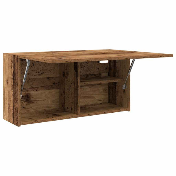 Bad-Wandschrank Altholz-Optik 80x40 cm