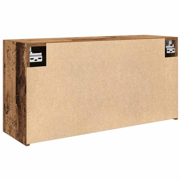 Bad-Wandschrank Altholz-Optik 80x40 cm