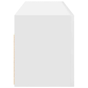 Weißer Bad-Wandschrank 100x25x30 cm