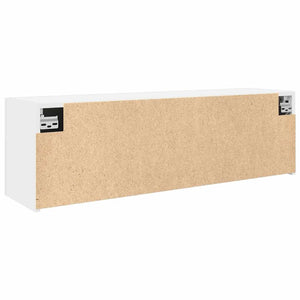 Weißer Bad-Wandschrank 100x25x30 cm
