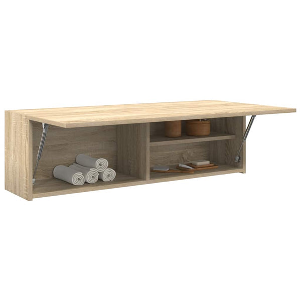 Bad-Wandschrank Sonoma-Eiche 100 cm