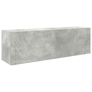 Betongrauer Bad-Wandschrank 100x30 cm