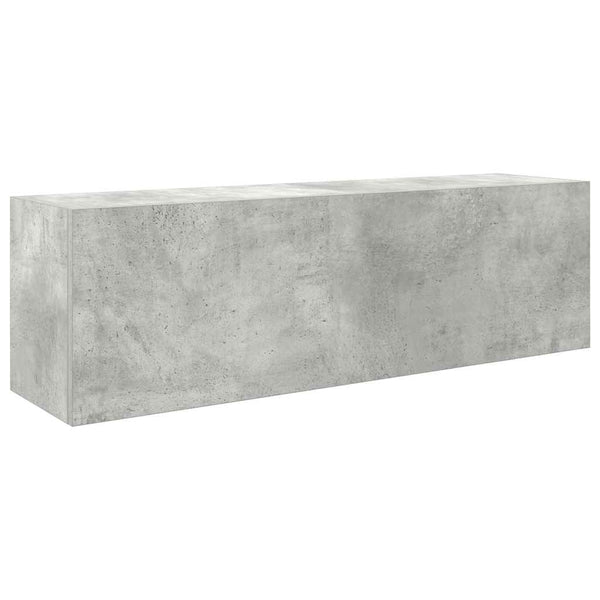 Betongrauer Bad-Wandschrank 100x30 cm