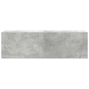 Betongrauer Bad-Wandschrank 100x30 cm