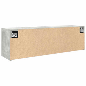 Betongrauer Bad-Wandschrank 100x30 cm