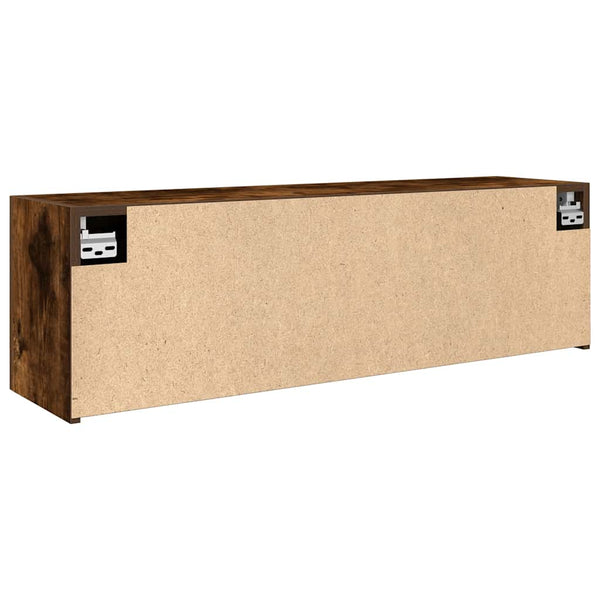Bad-Wandschrank Räuchereiche 100cm