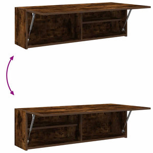 Bad-Wandschrank Räuchereiche 100cm