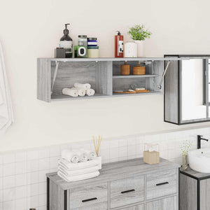 Bad-Wandschrank Grau Sonoma 100 cm