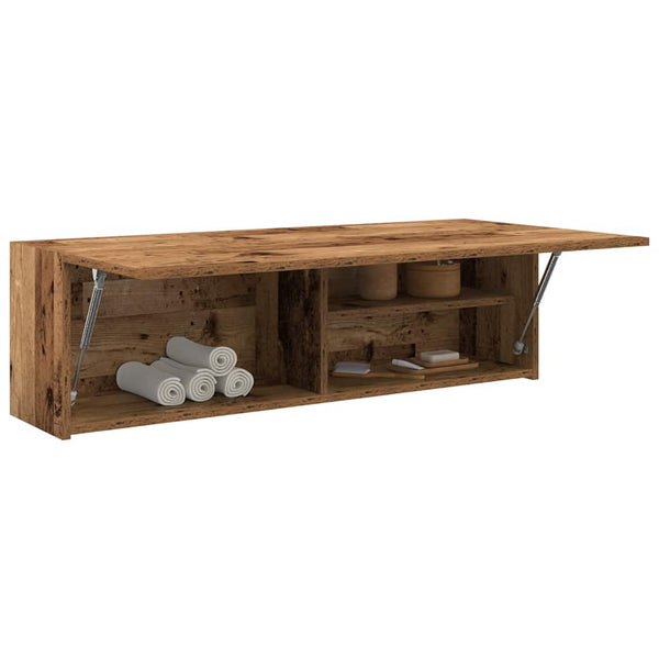 Bad-Wandschrank Altholz-Optik 100 cm