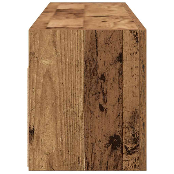 Bad-Wandschrank Altholz-Optik 100 cm