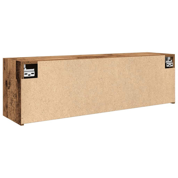 Bad-Wandschrank Altholz-Optik 100 cm