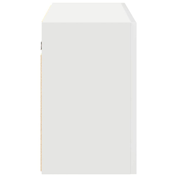 Weißer Bad-Wandschrank 100x25x40 cm