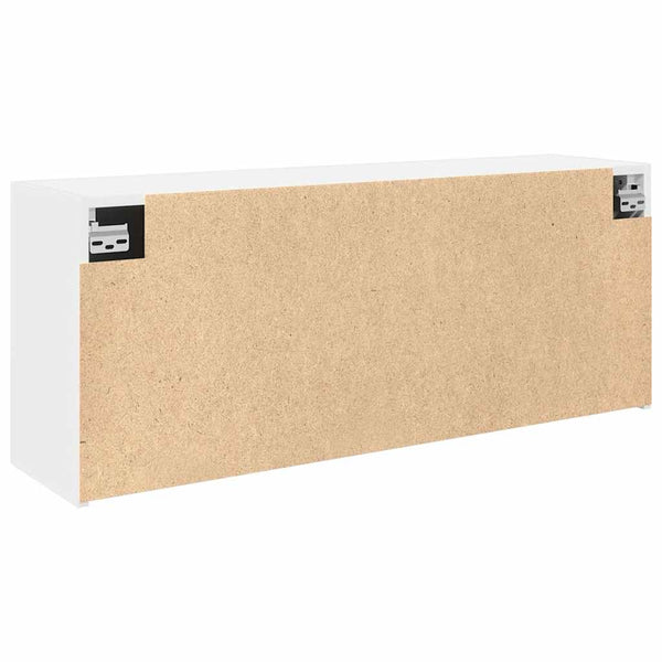 Weißer Bad-Wandschrank 100x25x40 cm