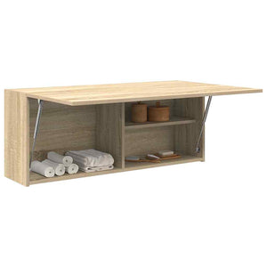 Bad-Wandschrank Sonoma Eiche 100x25x40 cm