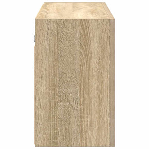 Bad-Wandschrank Sonoma Eiche 100x25x40 cm