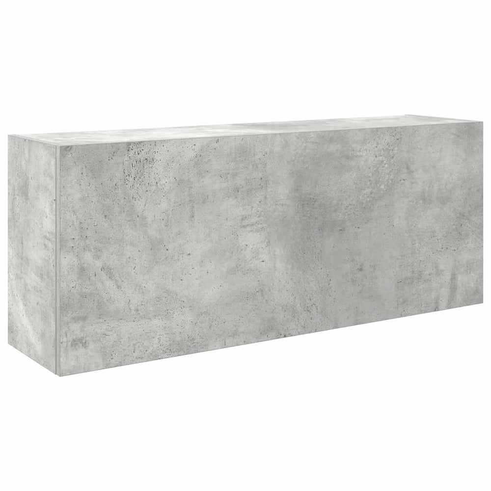 Bad-Wandschrank Betongrau 100x40 cm