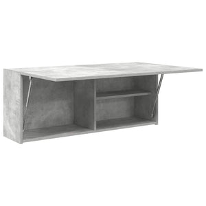 Bad-Wandschrank Betongrau 100x40 cm