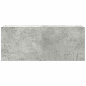 Bad-Wandschrank Betongrau 100x40 cm