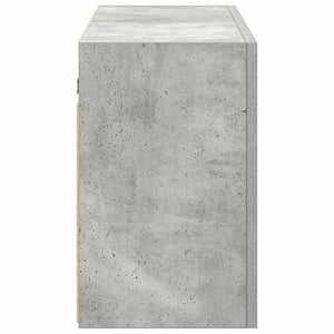 Bad-Wandschrank Betongrau 100x40 cm