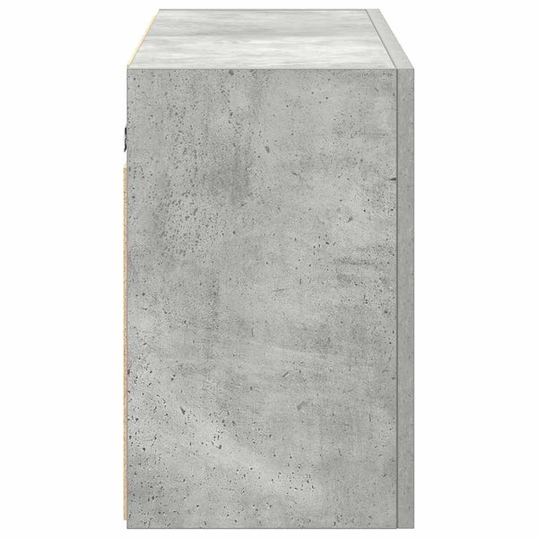 Bad-Wandschrank Betongrau 100x40 cm