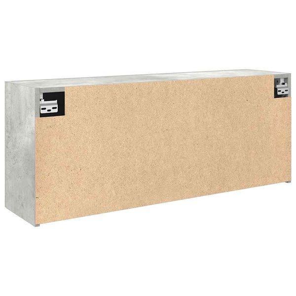 Bad-Wandschrank Betongrau 100x40 cm