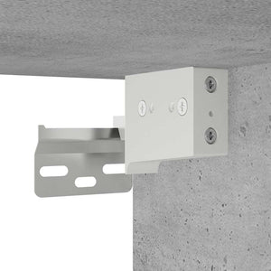 Bad-Wandschrank Betongrau 100x40 cm